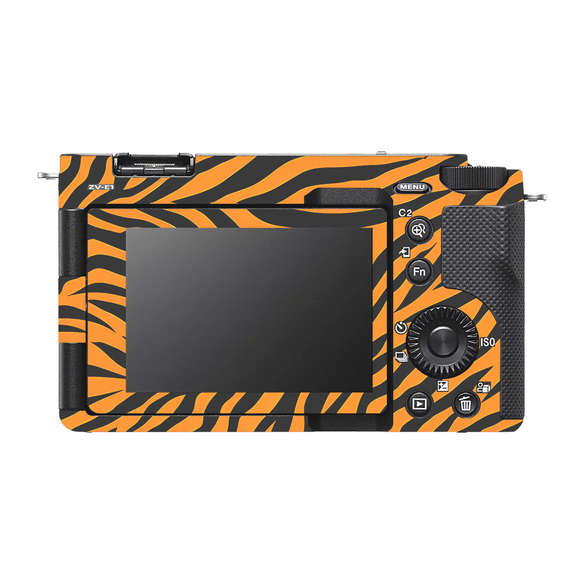 Zebra Gold Pattern Sony ZV-E1 Camera Skins