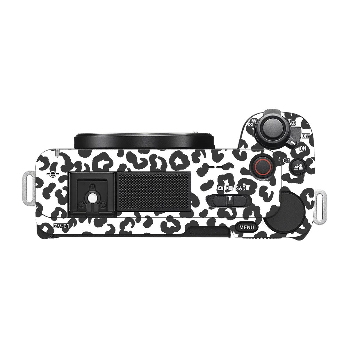 White Leopard Sony ZV-E1 Camera Skins