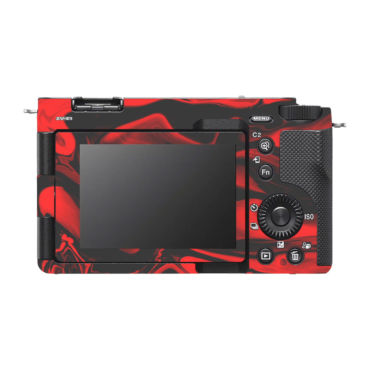 Red Lava Flow Sony ZV-E1 Camera Skin
