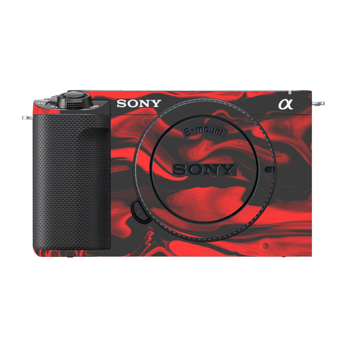 Red Lava Flow Sony ZV-E1 Camera Skin