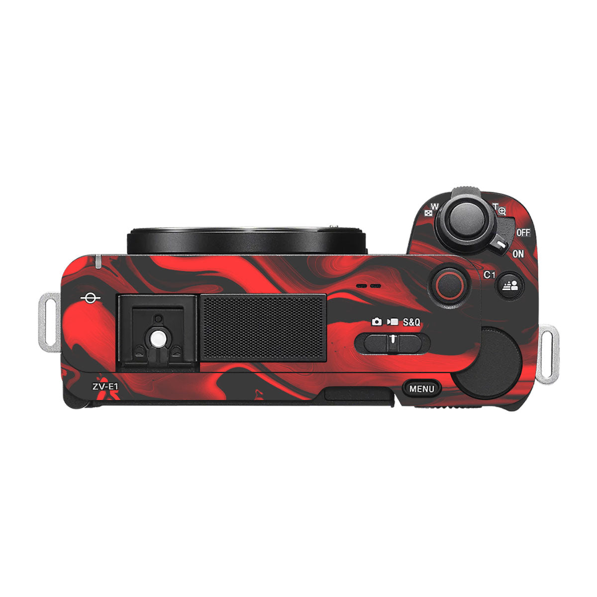 Red Lava Flow Sony ZV-E1 Camera Skin