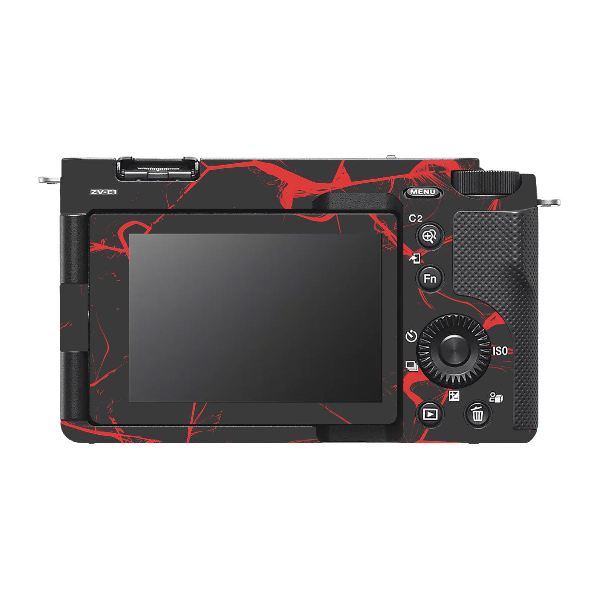 Red Neural Grid Sony ZV-E1 Camera Skin