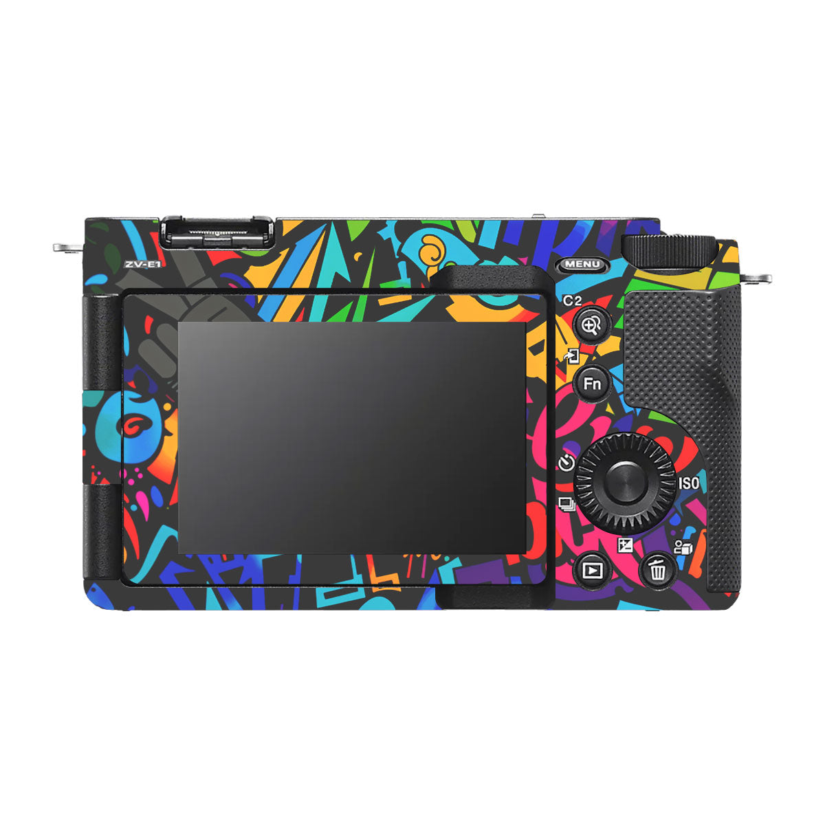 Colorful Urban Street Art Lettering Sony ZV-E1 Camera Skin