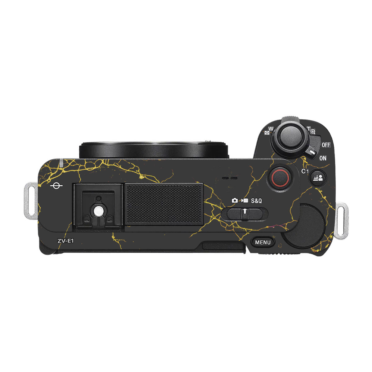 Electric Gold Veins Sony ZV-E1 Camera Skin