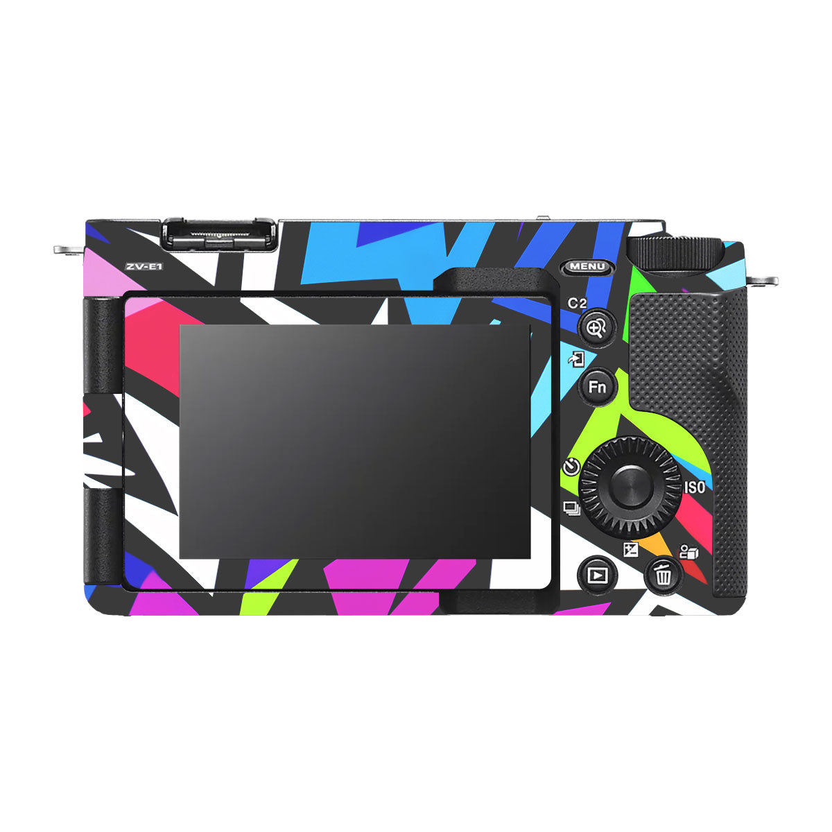 Bold Geometric Pop Sony ZV-E1 Camera Skin