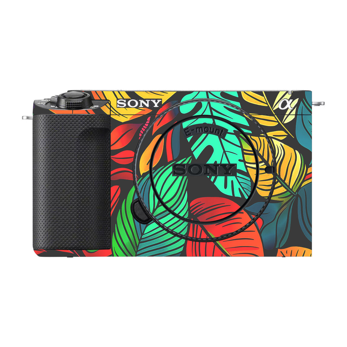 Tropical Jungle Leaves Sony ZV-E1 Camera Skin
