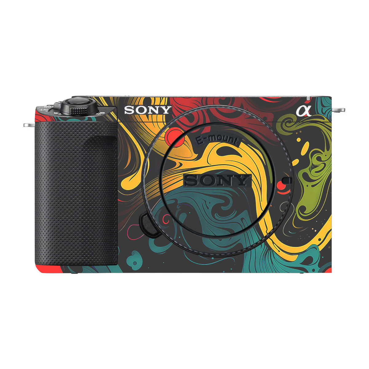 Psychedelic Color Swirl Sony ZV-E1 Camera Skin