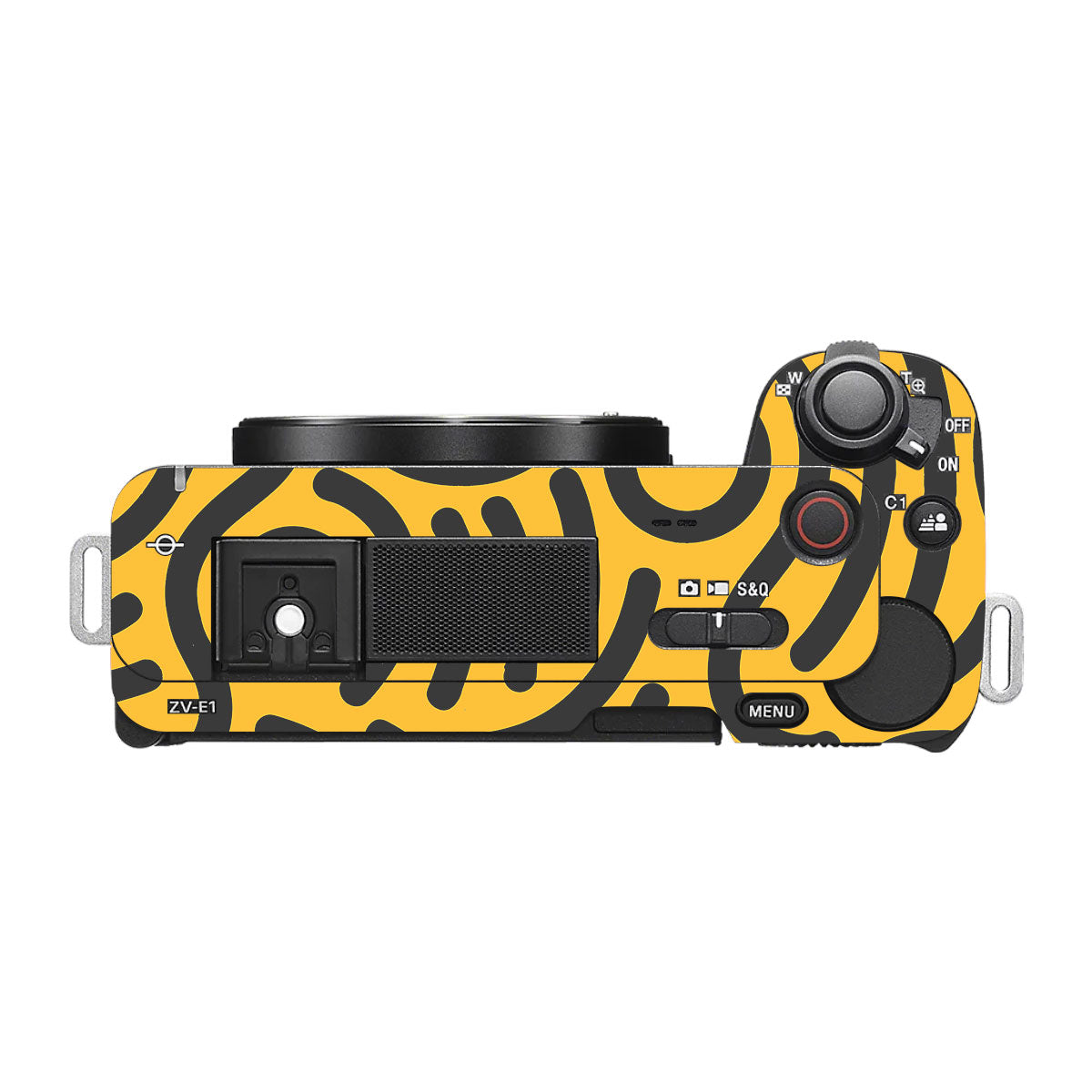 Minimal Yellow Wave Sony ZV-E1 Camera Skin