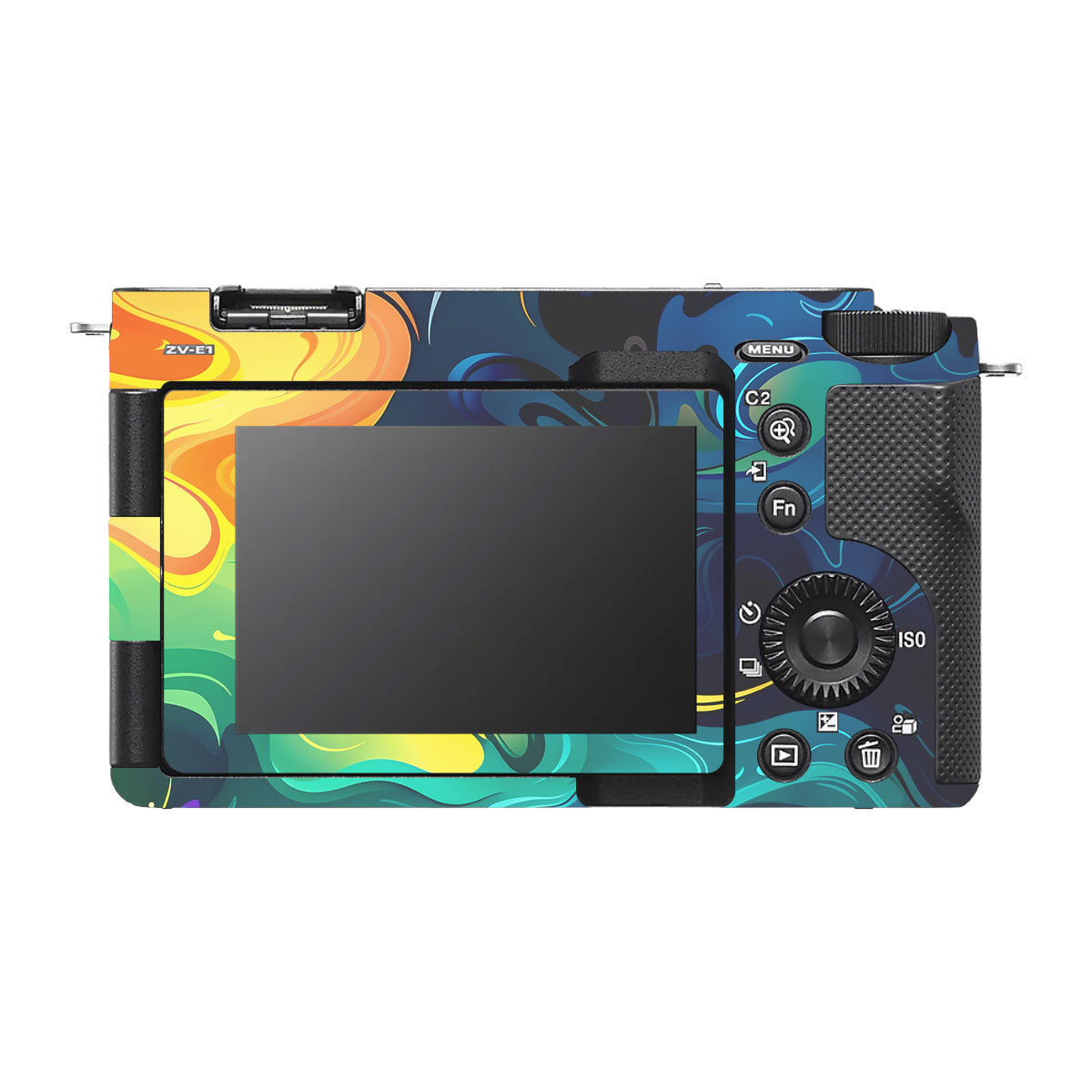 Rainbow Liquid Fusion Sony ZV-E1 Camera Skin