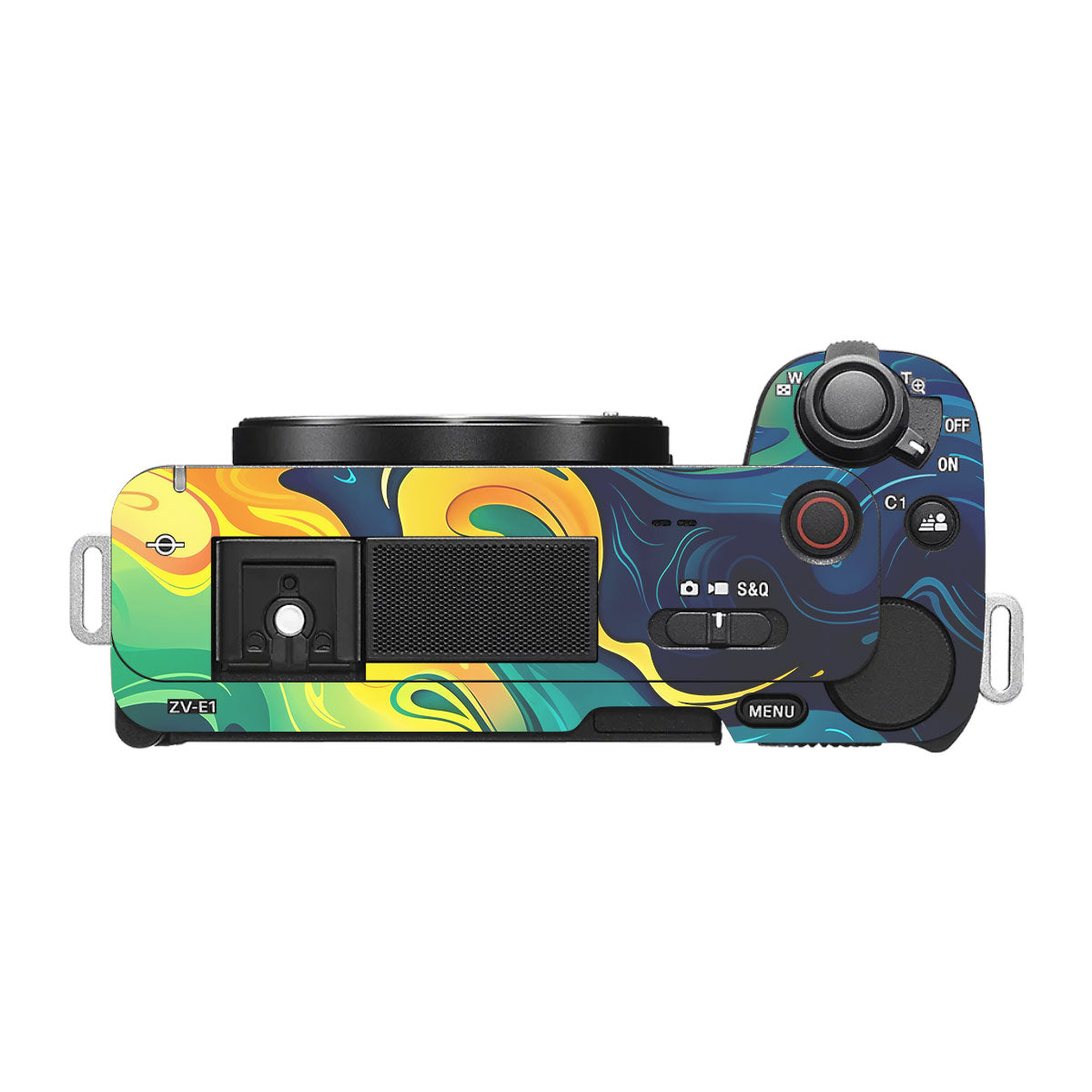 Rainbow Liquid Fusion Sony ZV-E1 Camera Skin