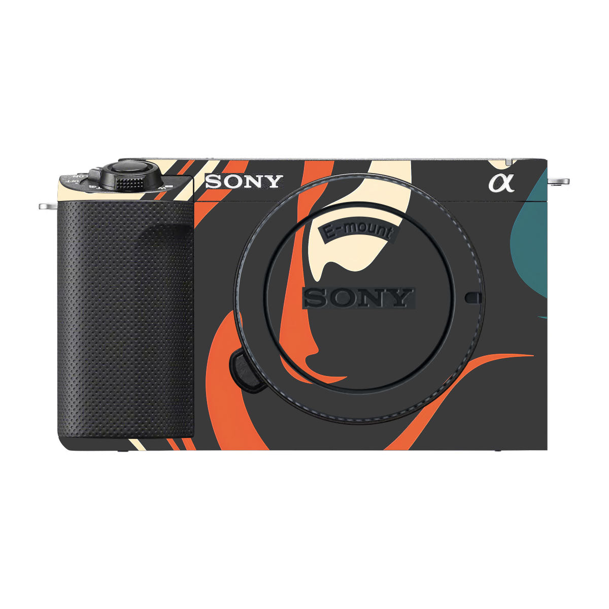 Mid-Century Abstract Swirl Sony ZV-E1 Camera Skin