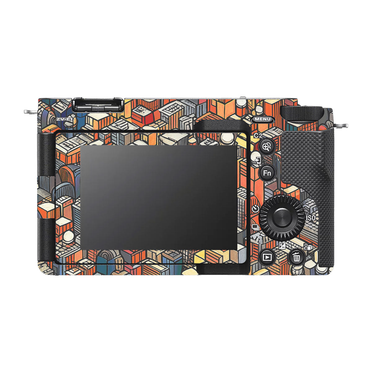 Isometric Cityscape Sony ZV-E1 Camera Skin