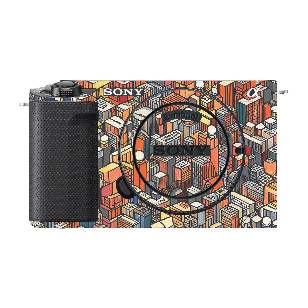 Isometric Cityscape Sony ZV-E1 Camera Skin