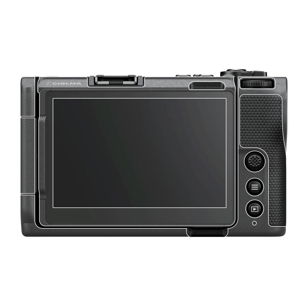 Transparent Nikon ZR Camera Skin