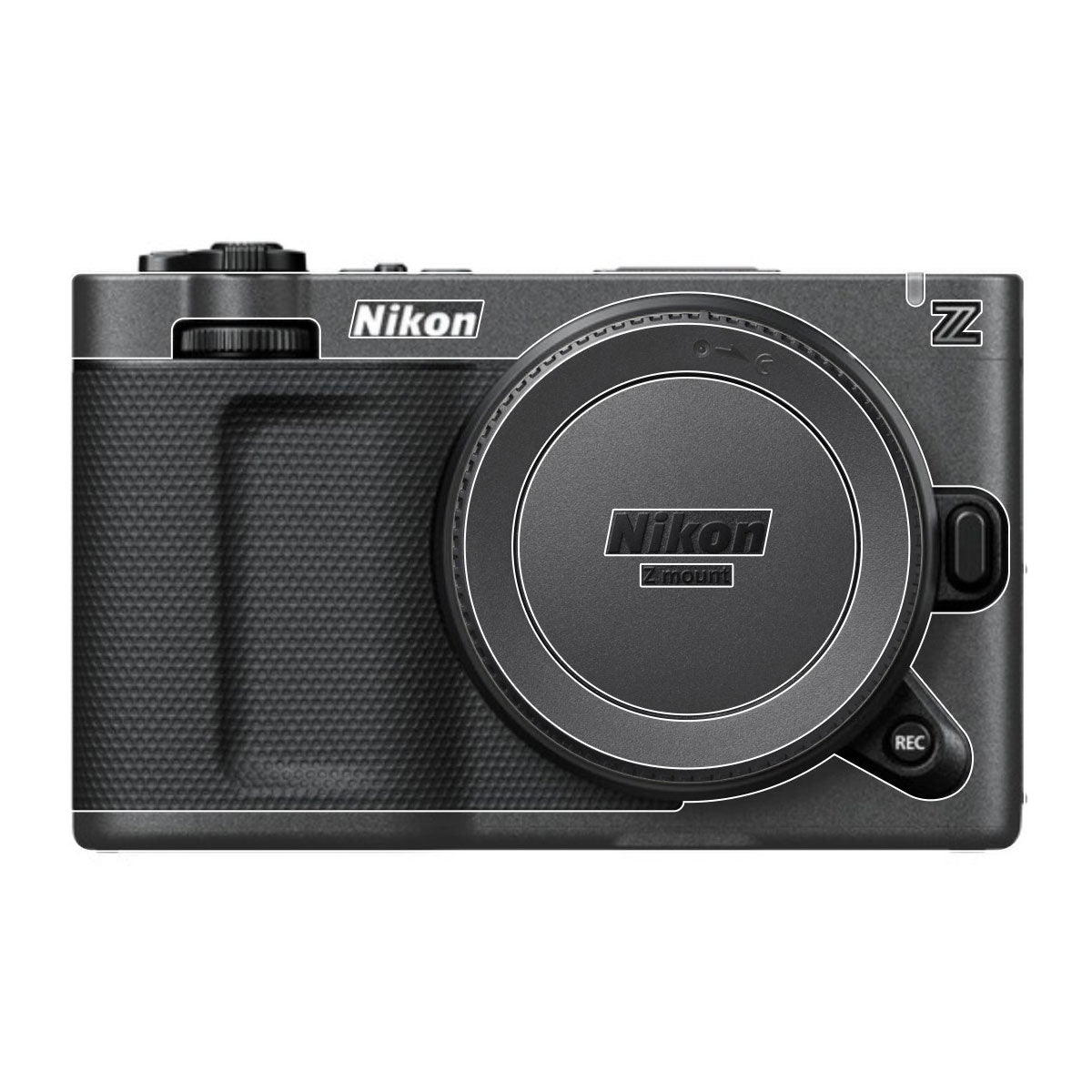 Transparent Nikon ZR Camera Skin