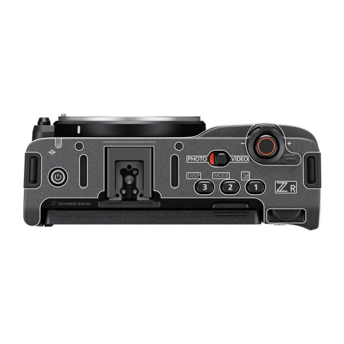 Transparent Nikon ZR Camera Skin