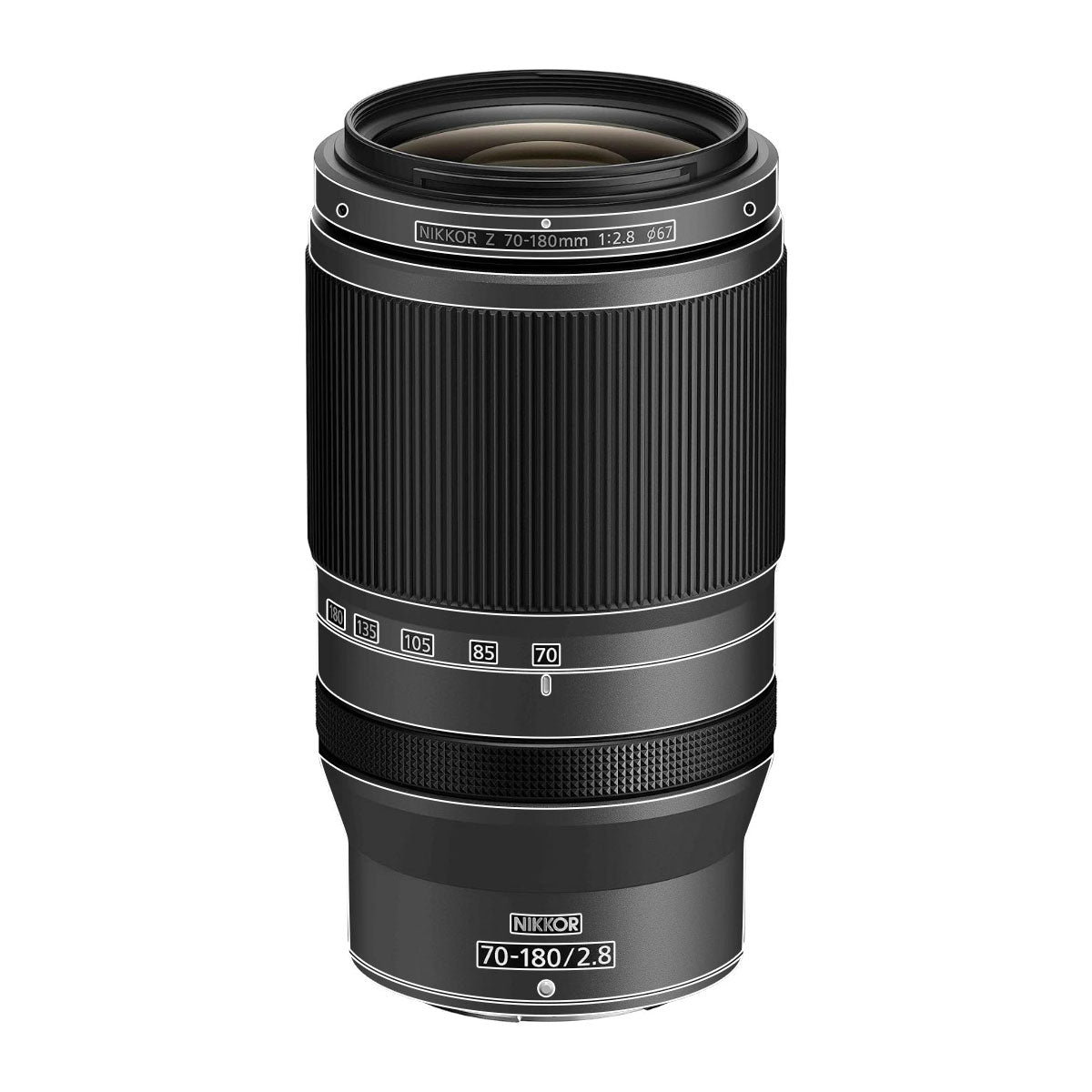Transparent Nikon Nikkor Z 70-180mm F/2.8 Camera Lens Skin