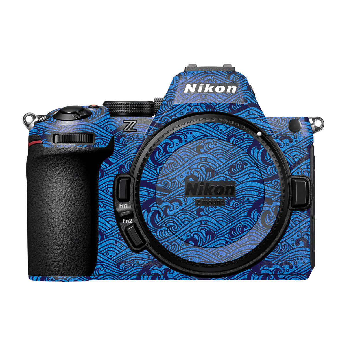 Textured Ocean Wave Blue Nikon Z5 II Camera Skin