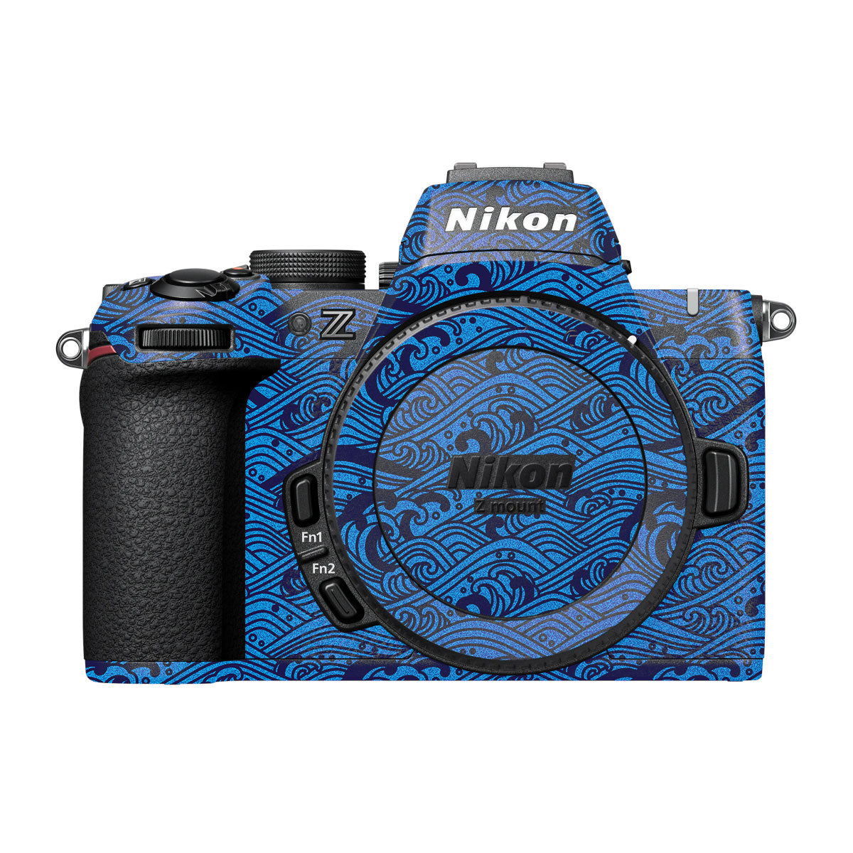 Textured Ocean Wave Blue Nikon Z50 II Camera Skin