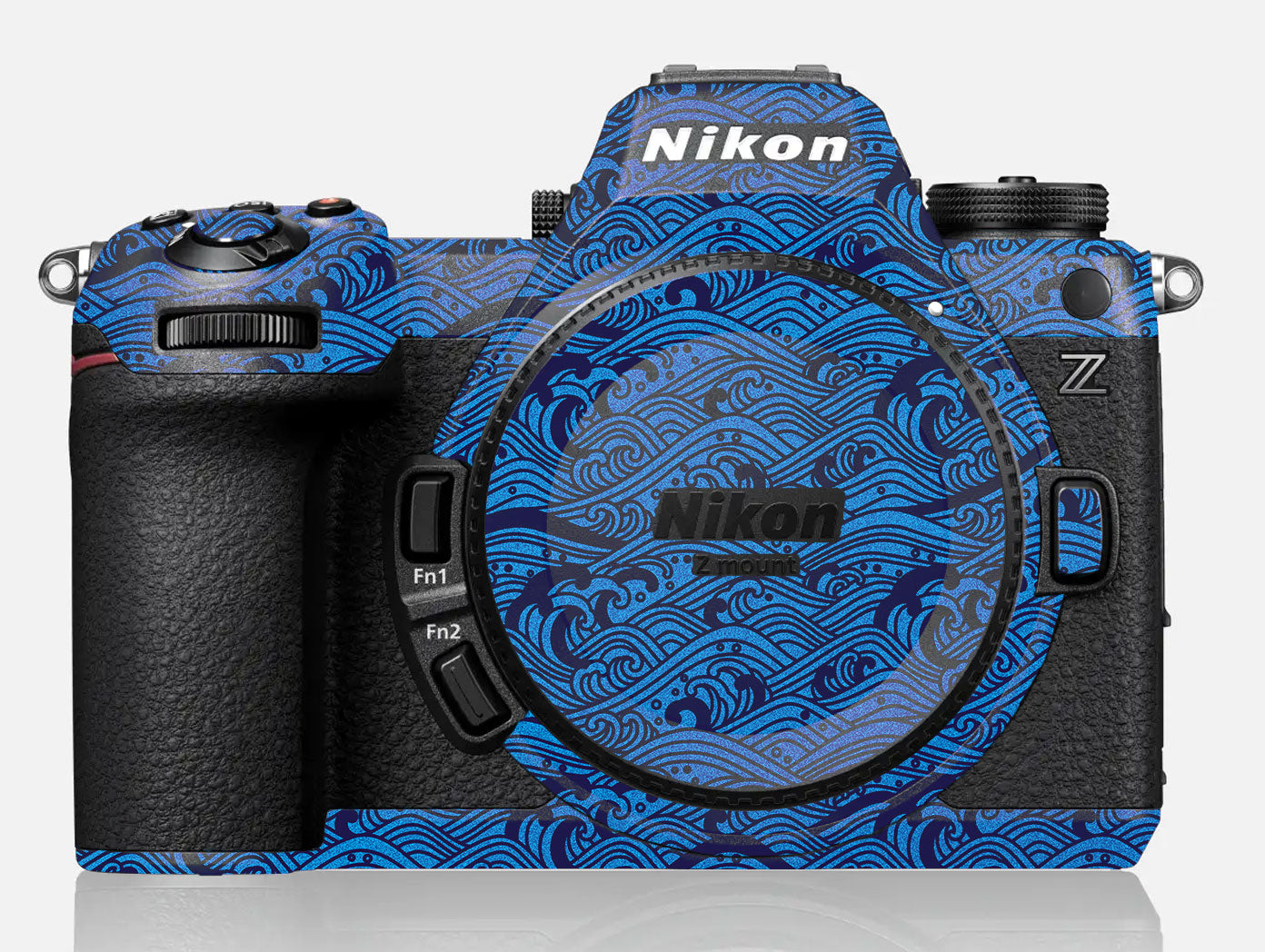 Textured Ocean Wave Blue Nikon Z6 III Camera Skin