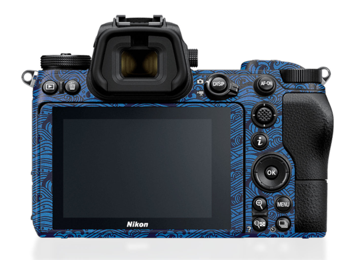 Textured Ocean Wave Blue Nikon Z6 III Camera Skin