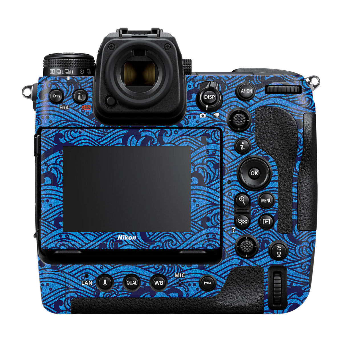 Textured Ocean Wave Blue Nikon Z9 Camera Skin