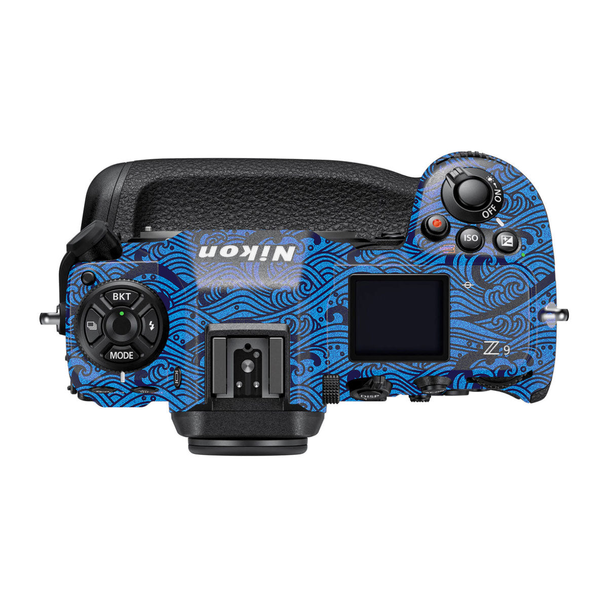 Textured Ocean Wave Blue Nikon Z9 Camera Skin