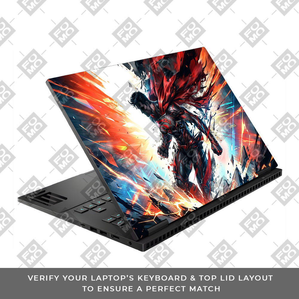 Superman Ascension HP Omen Gaming 16 Laptop Skin