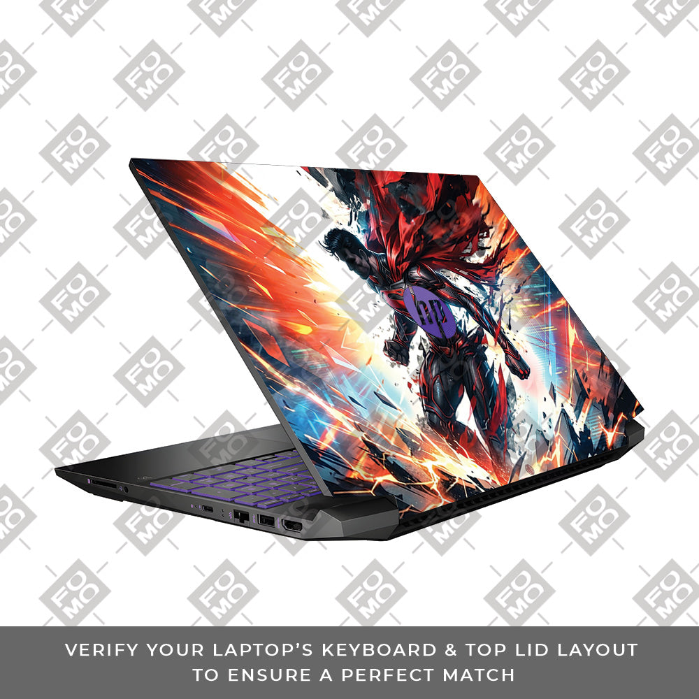 Superman Ascension HP Pavilion Gaming 15 EC Series Laptop Skin