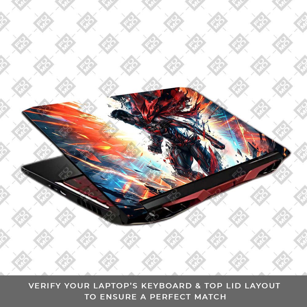 Superman Ascension Acer Nitro 5 AN515 45, 55, 57 Laptop Skin
