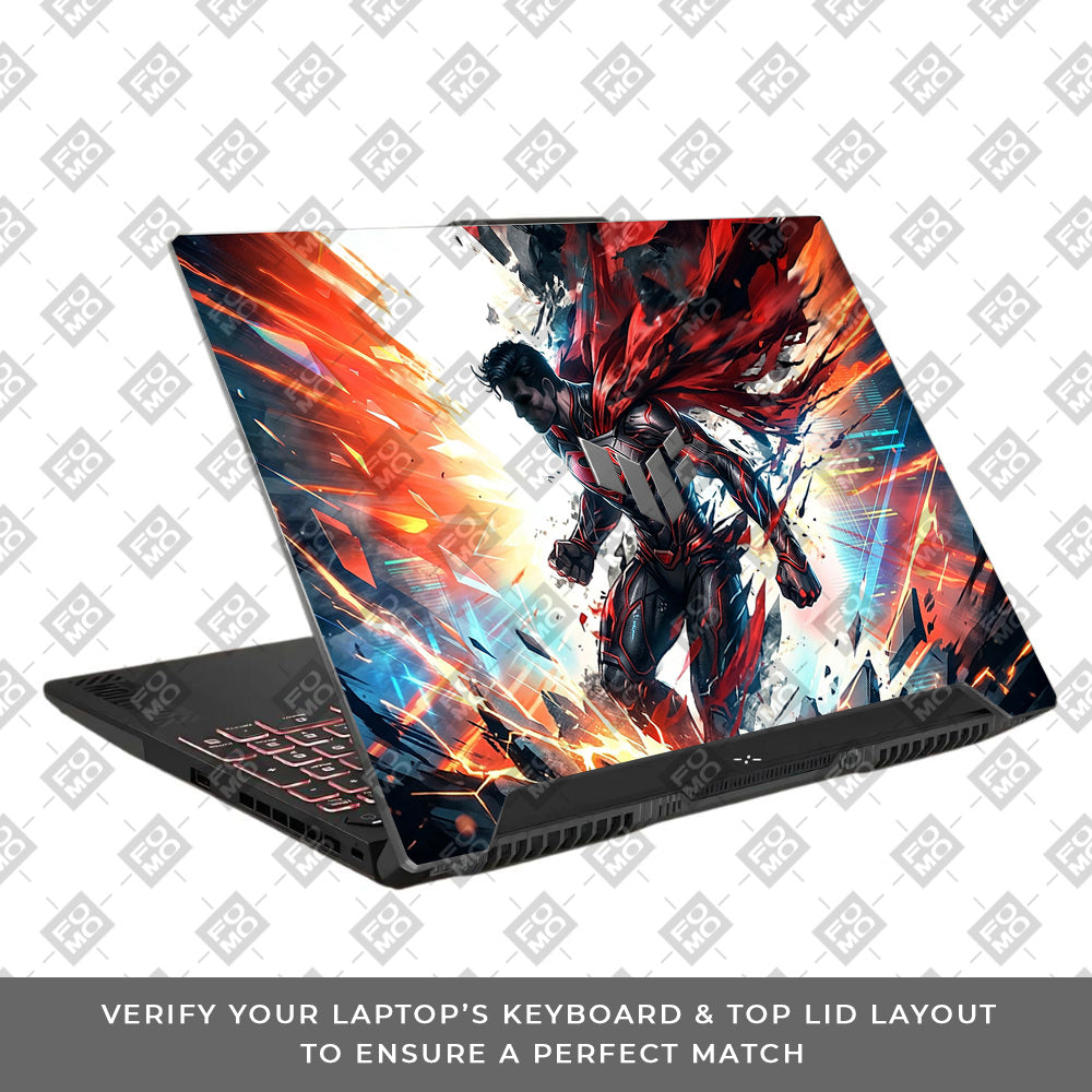 Superman Ascension Asus TUF F15 FX507 & A15 FA507 Laptop Skin