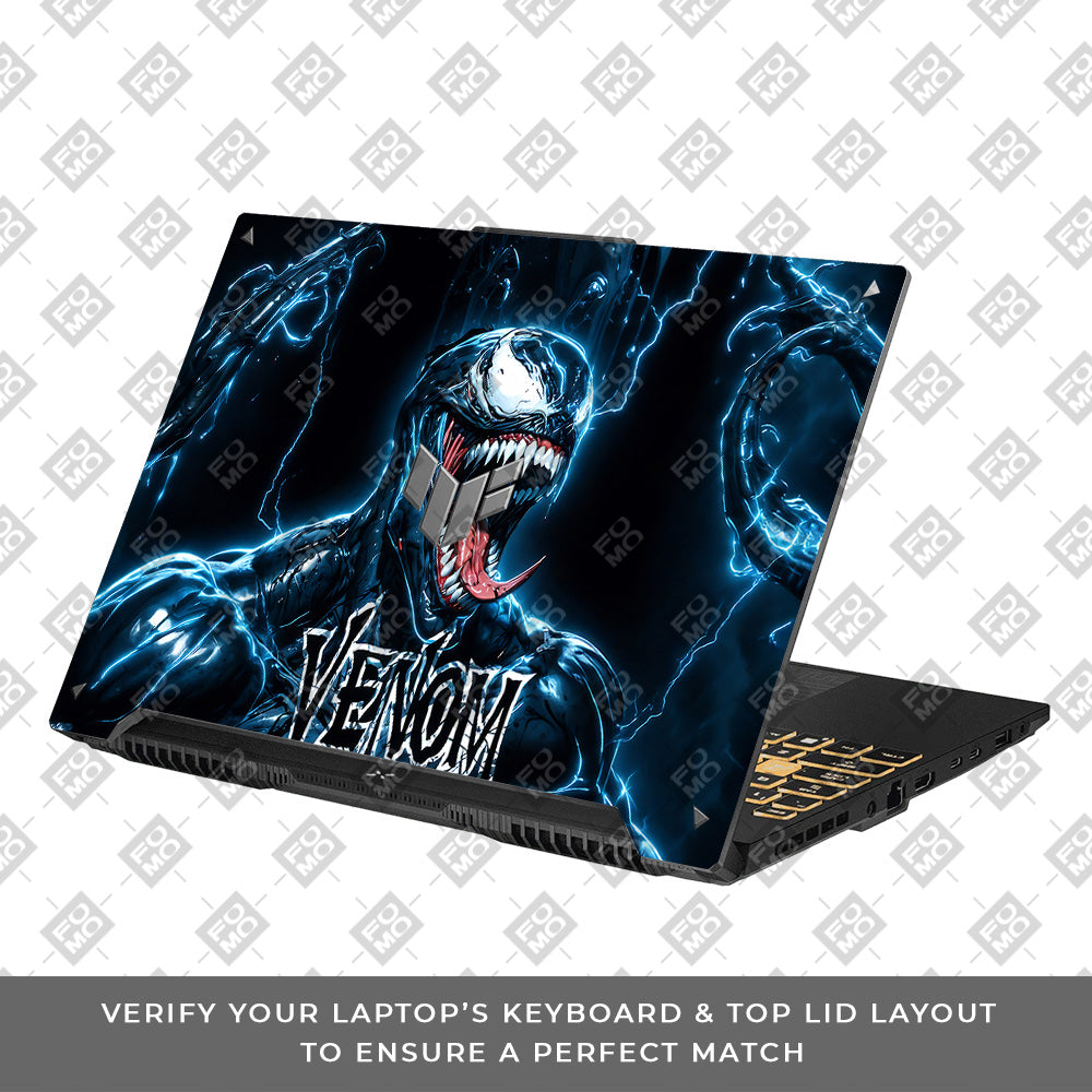Venom Unchained Asus TUF Gaming F16 and TUF Gaming A16 Laptop Skin