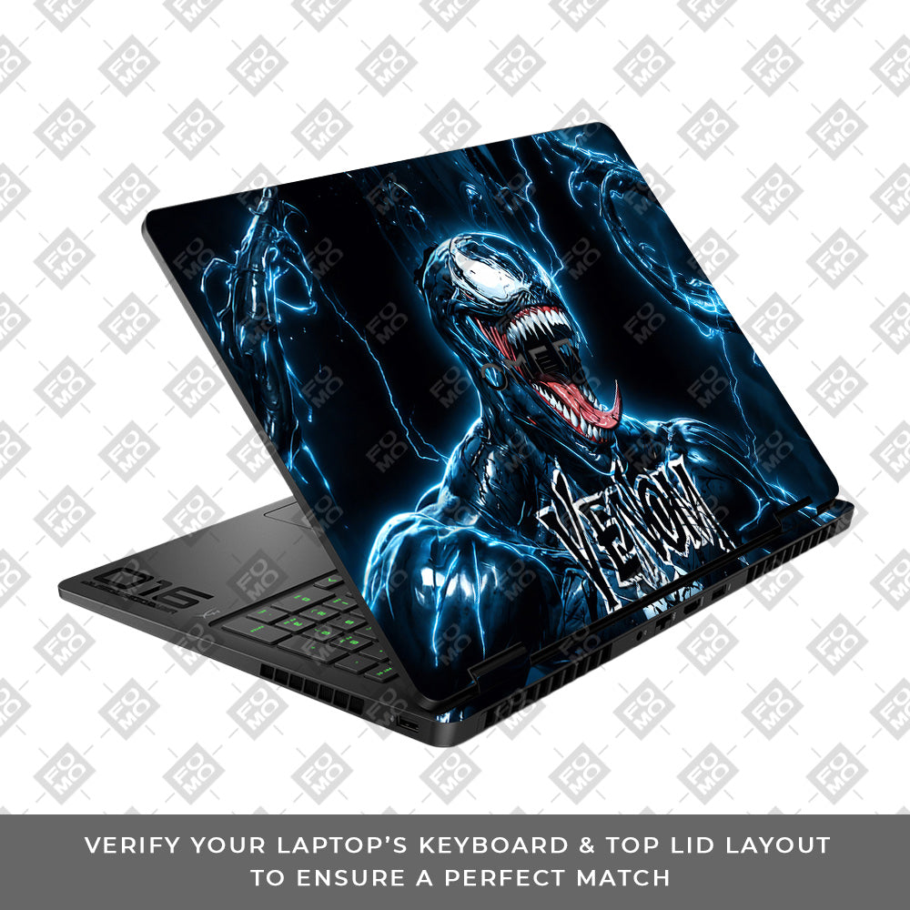 Venom Unchained HP Omen Gaming 16 2025, 2026 Laptop Skin