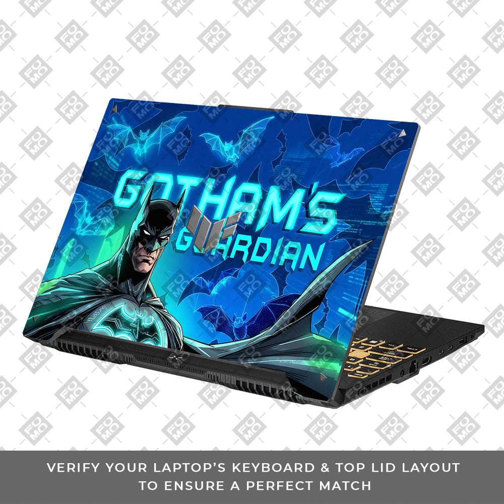 Gotham's Guardian Batman Asus TUF Gaming F16 and TUF Gaming A16 Laptop Skin