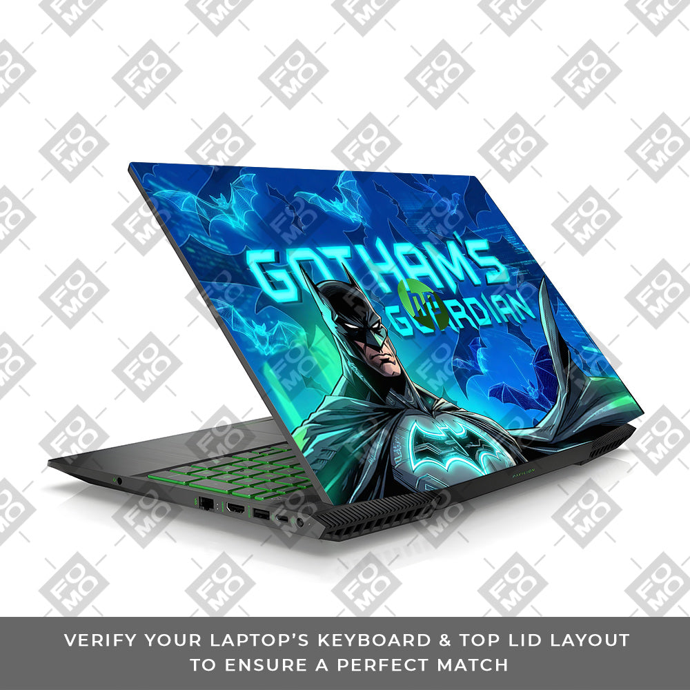 Gotham's Guardian Batman HP Pavilion Gaming 15 CX Series Laptop Skin