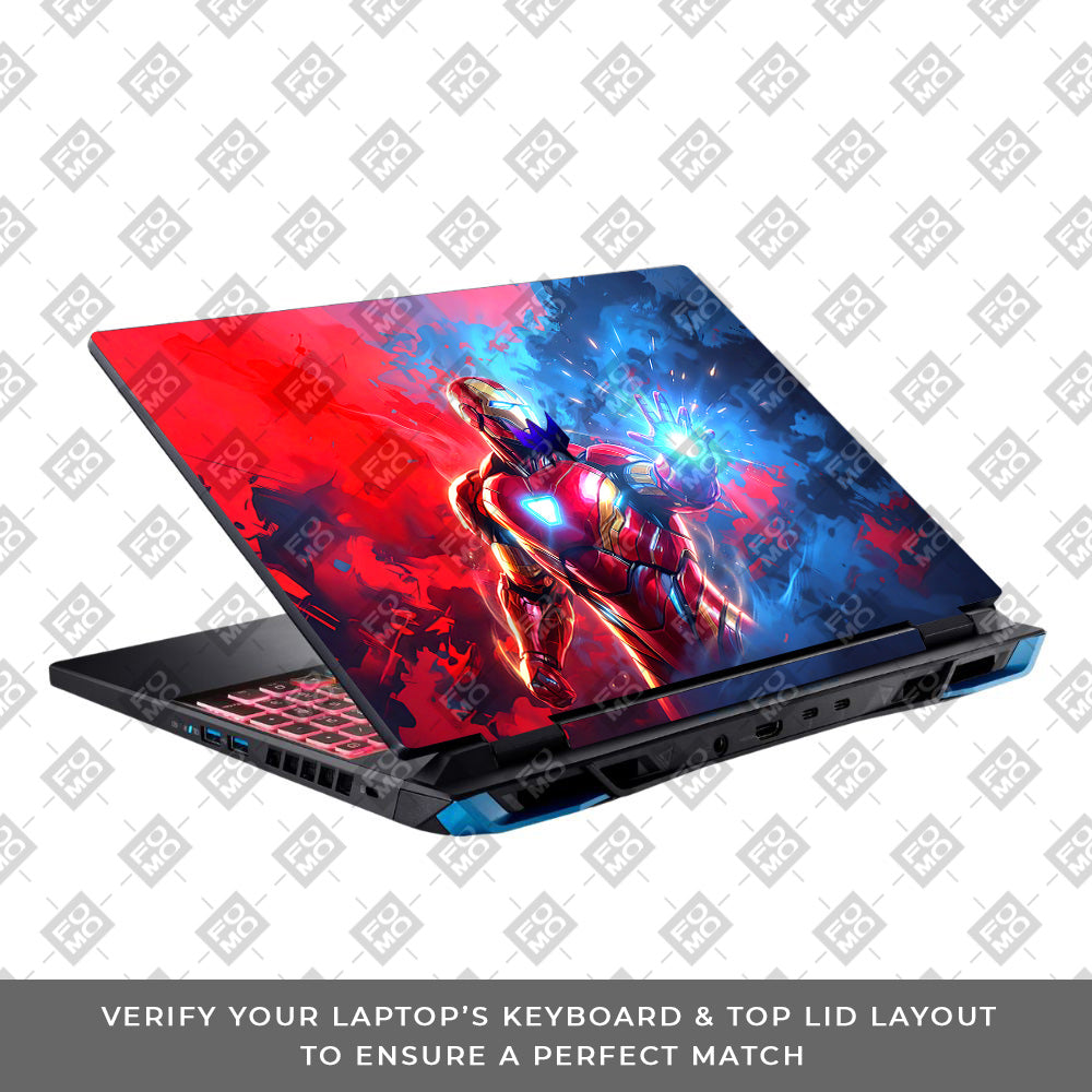 Iron Man Arc Reactor Power Acer Predator Helios Neo 16 N22Q22B Laptop Skin