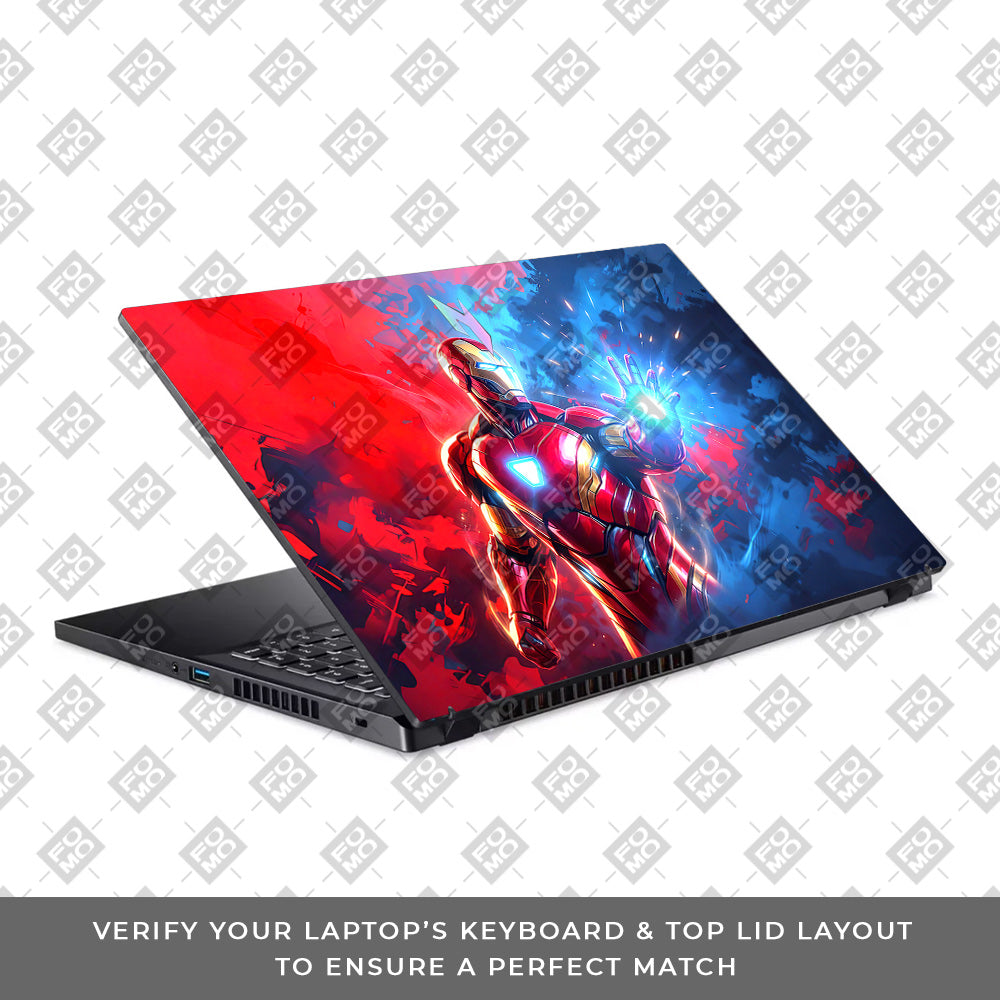 Iron Man Arc Reactor Power Acer Nitro V ANV15 51 55CA Laptop Skin