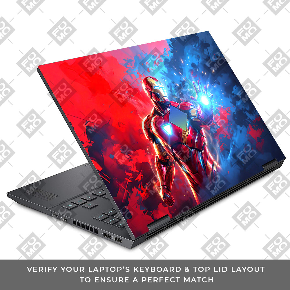 Iron Man Arc Reactor Power HP Omen 15 Laptop Skin