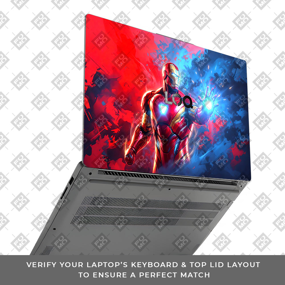 Iron Man Arc Reactor Power Lenovo LOQ Essential 15IAX9E Laptop Skin