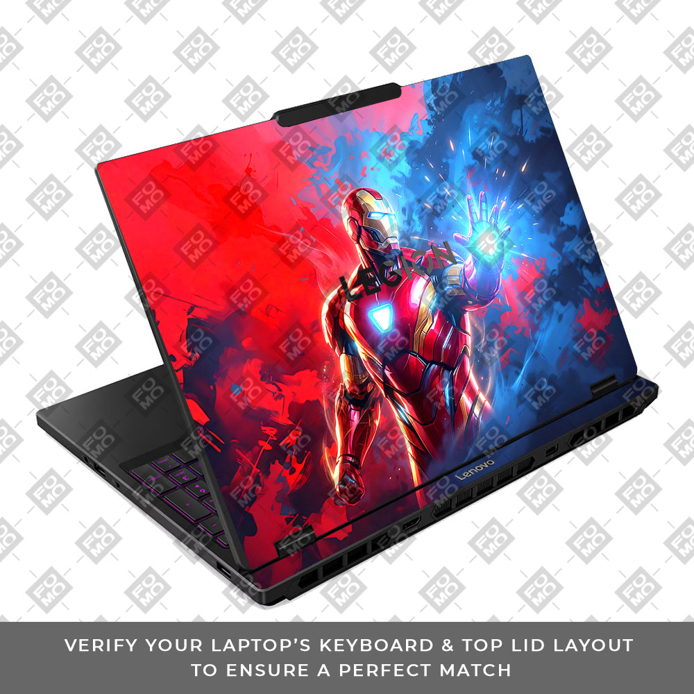 Iron Man Arc Reactor Power Lenovo Legion 5 15IRX10 Laptop Skin