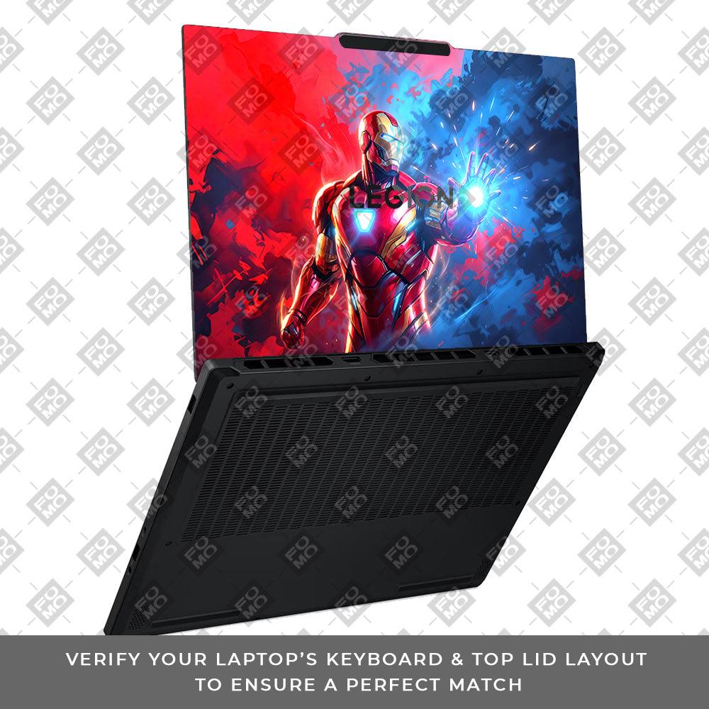 Iron Man Arc Reactor Power Lenovo Legion 5 15AHP10 Laptop Skin