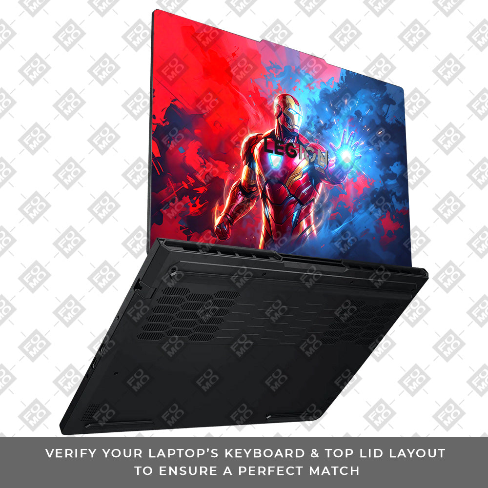 Iron Man Arc Reactor Power Lenovo Legion Pro 5 16ADR10 Laptop Skin