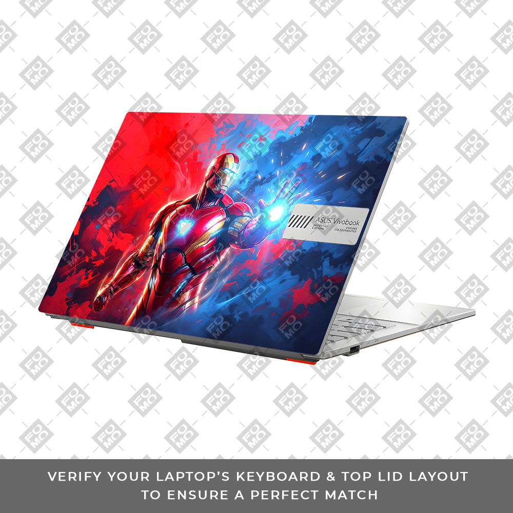 Iron Man Arc Reactor Power Asus Vivobook Go 14 E1404 Laptop Skin