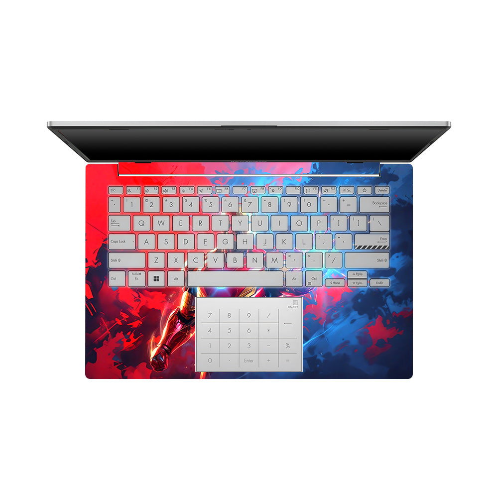 Iron Man Arc Reactor Power Asus Vivobook Go 14 E1404 Laptop Skin