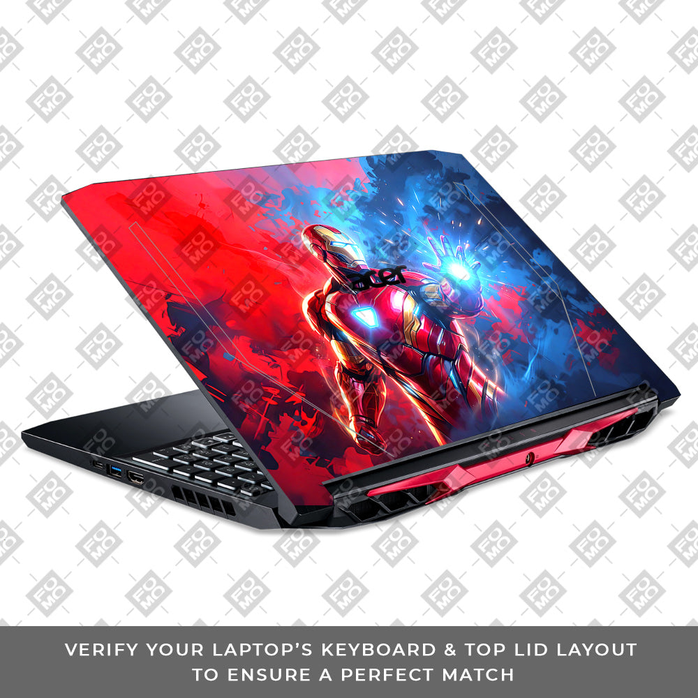 Iron Man Arc Reactor Power Acer Nitro 5 AN515 44, 56 Laptop Skin