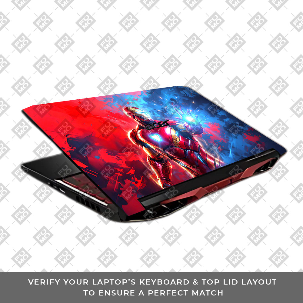 Iron Man Arc Reactor Power Acer Nitro 5 AN515 45, 55, 57 Laptop Skin