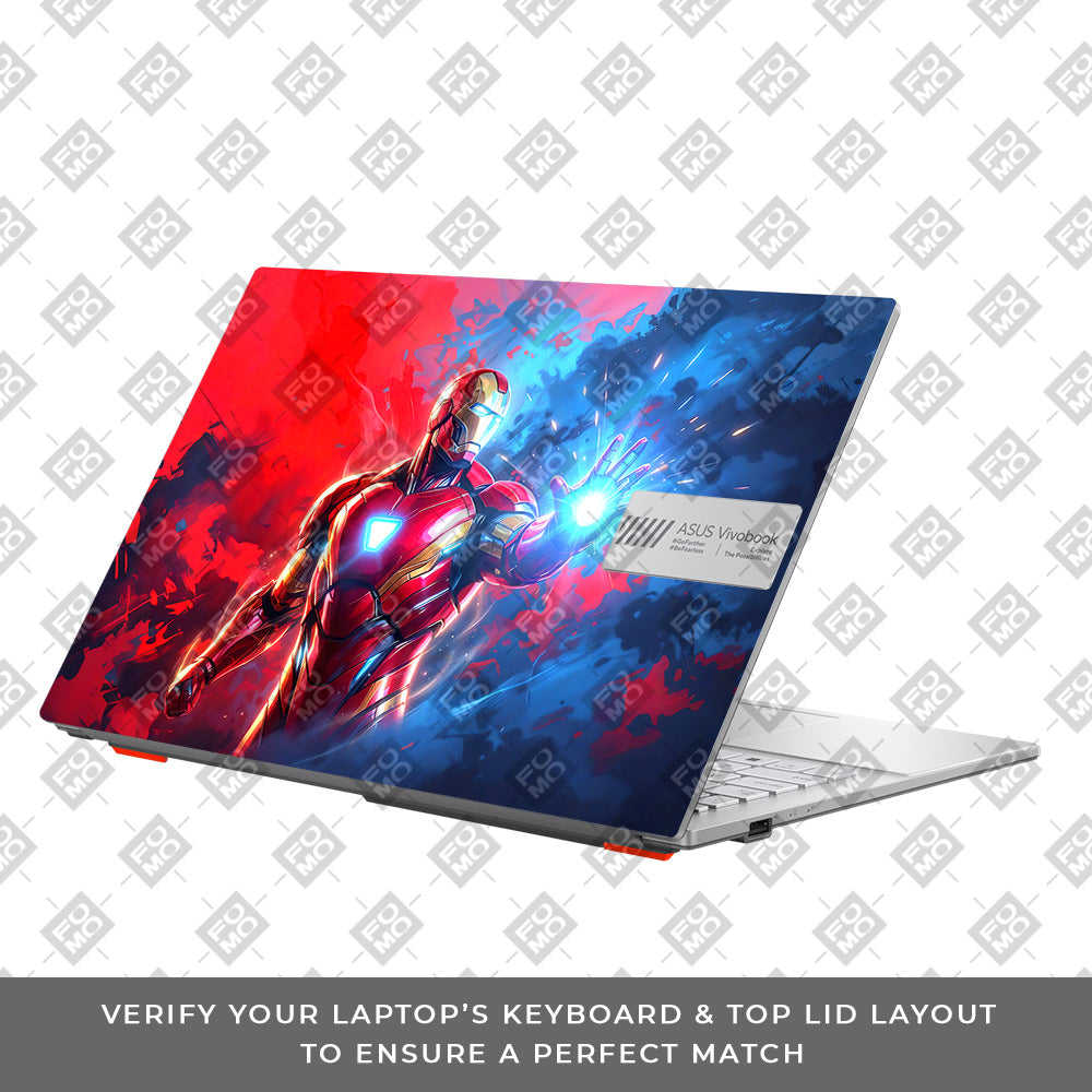 Iron Man Arc Reactor Power Asus Vivobook Go 15 E1504G Laptop Skin