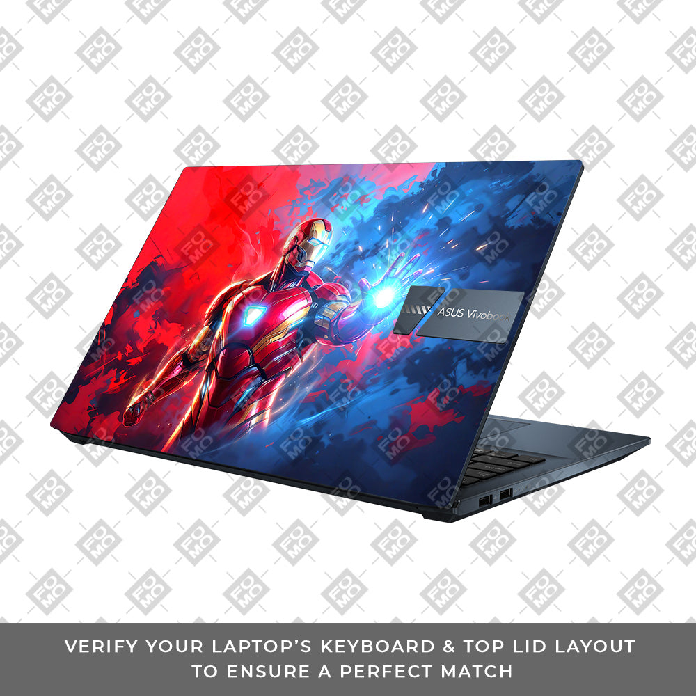 Iron Man Arc Reactor Power Asus Vivobook Pro 15 M6500QC & M6500QH Laptop Skin