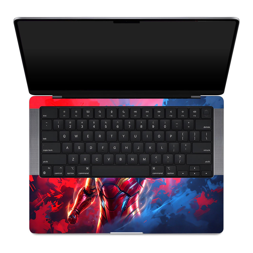 Iron Man Arc Reactor Power MacBook Pro 14 M1, M2, M3, M4 2021-2024 Laptop Skin