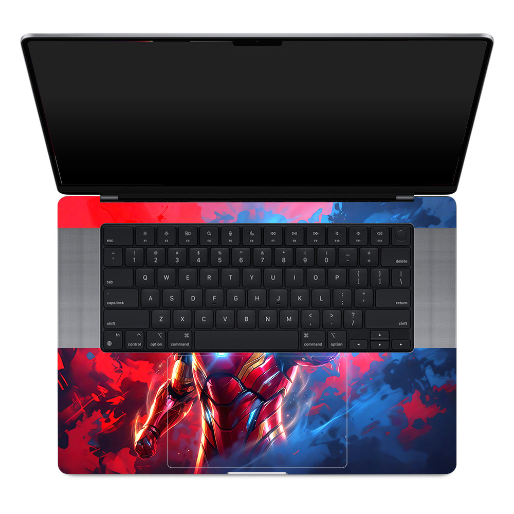 Iron Man Arc Reactor Power MacBook Pro 16 M1, M2, M3, M4 2021-2024 Laptop Skin
